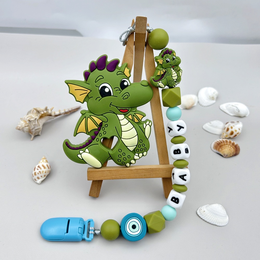 Baby Teethers - Aangepaste Engels Russische Siliconen Letter Naam