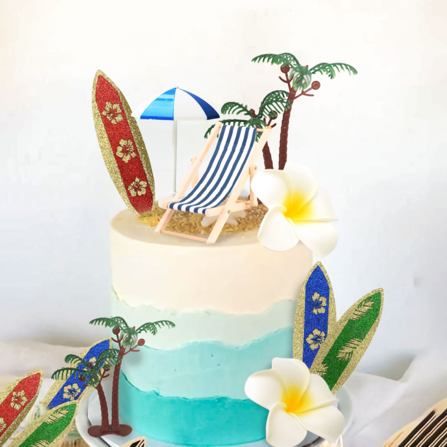 Baby Products For Summer - LaVenty Surfplank Zomer Strand Surf Verjaardagstaart