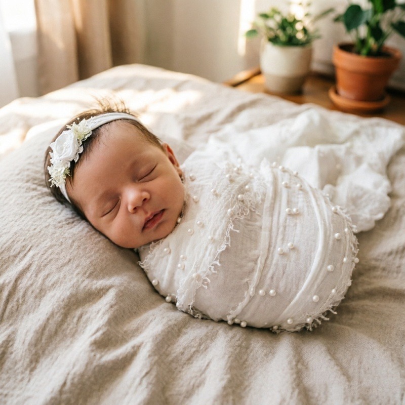 Baby Products For Summer - Baby Studio Fotografie Prop Katoen Hennep