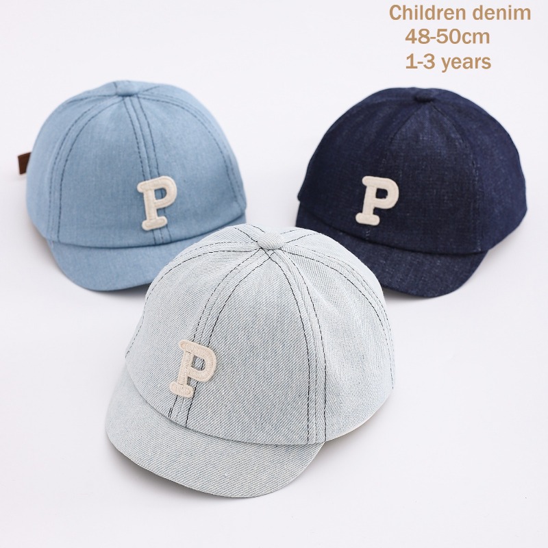 Baby Products For Summer - Kinderen Denim Baseball Pet 48-50cm Gewassen