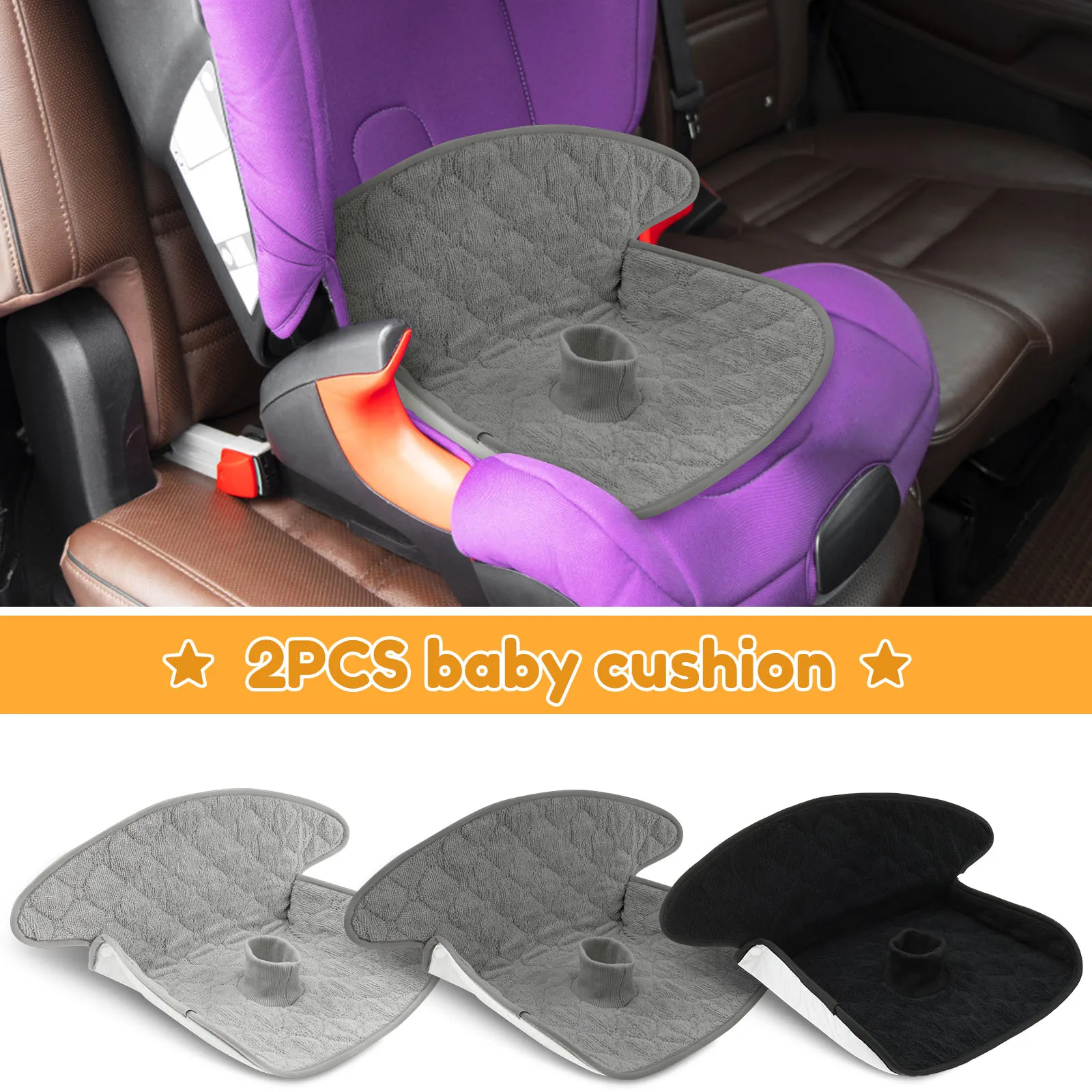 Infant Car Seat Cover - 2 Stuks Baby Piddle Pad Polyester