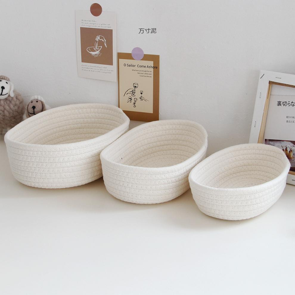 Baby Products Basket - Nordic Katoenen Touw Geweven Opbergmanden Organiseren