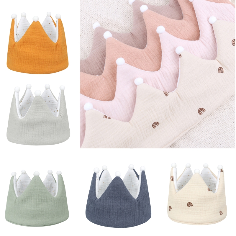 Baby Products Organic - Baby Verjaardag Hoed Kroon Hoed Jongens