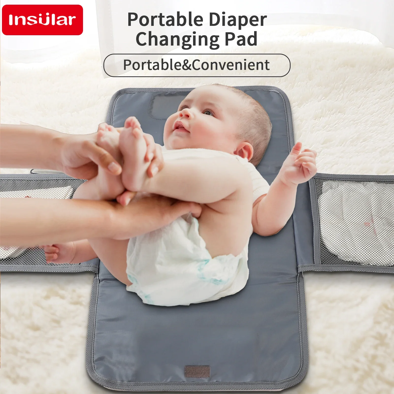 Baby Products Mothercare - INSULAR Baby verschoningskussen Opvouwbare opbergzakken Waterdichte