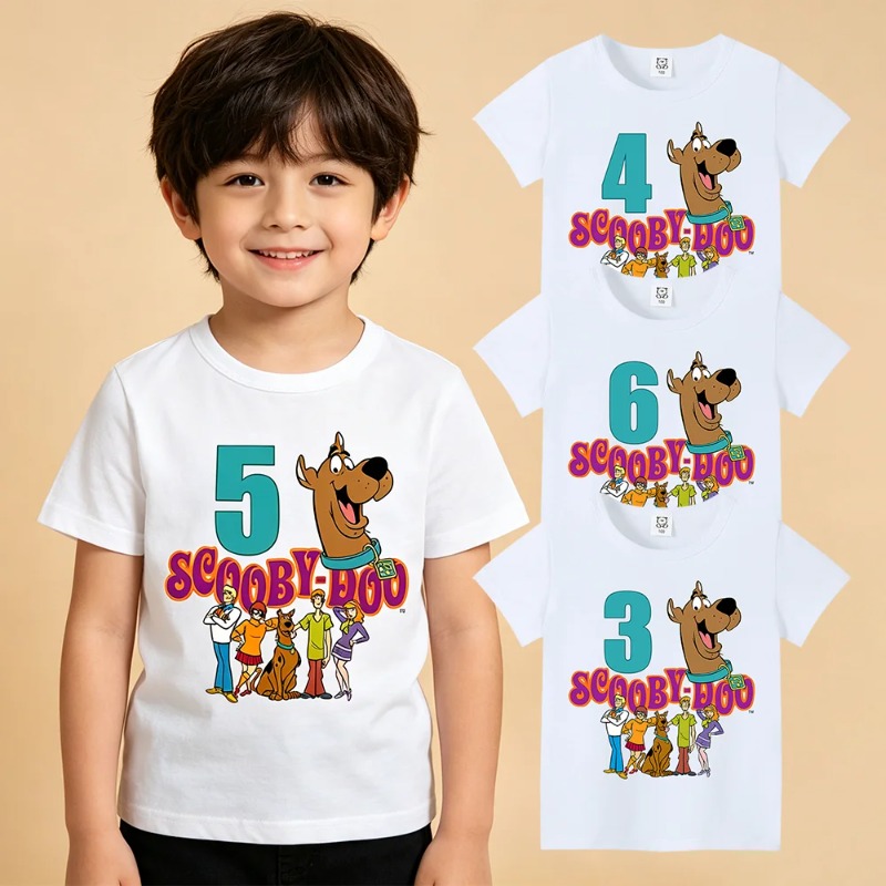 Baby Products For Summer - Scooby-Doo Verjaardag Nummer T-shirt Baby Zomer