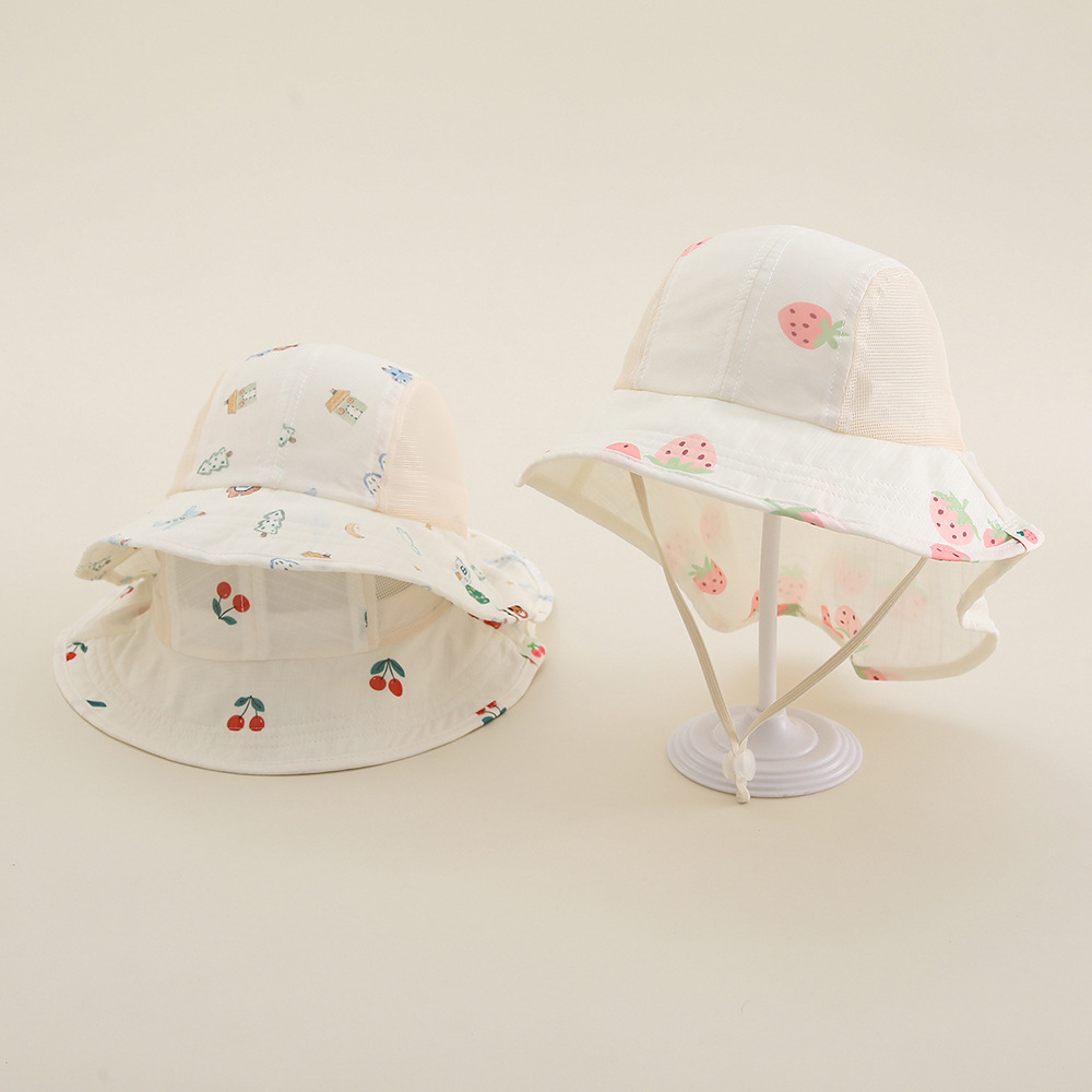 Baby Products For Summer - Zomer Baby Strandhoed Outdoor Ademend Mesh