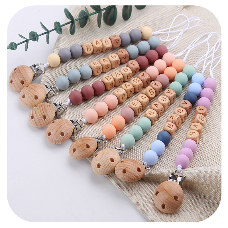 Baby Teethers - Nieuwe Baby Fopspeen Clips Gepersonaliseerde Naam