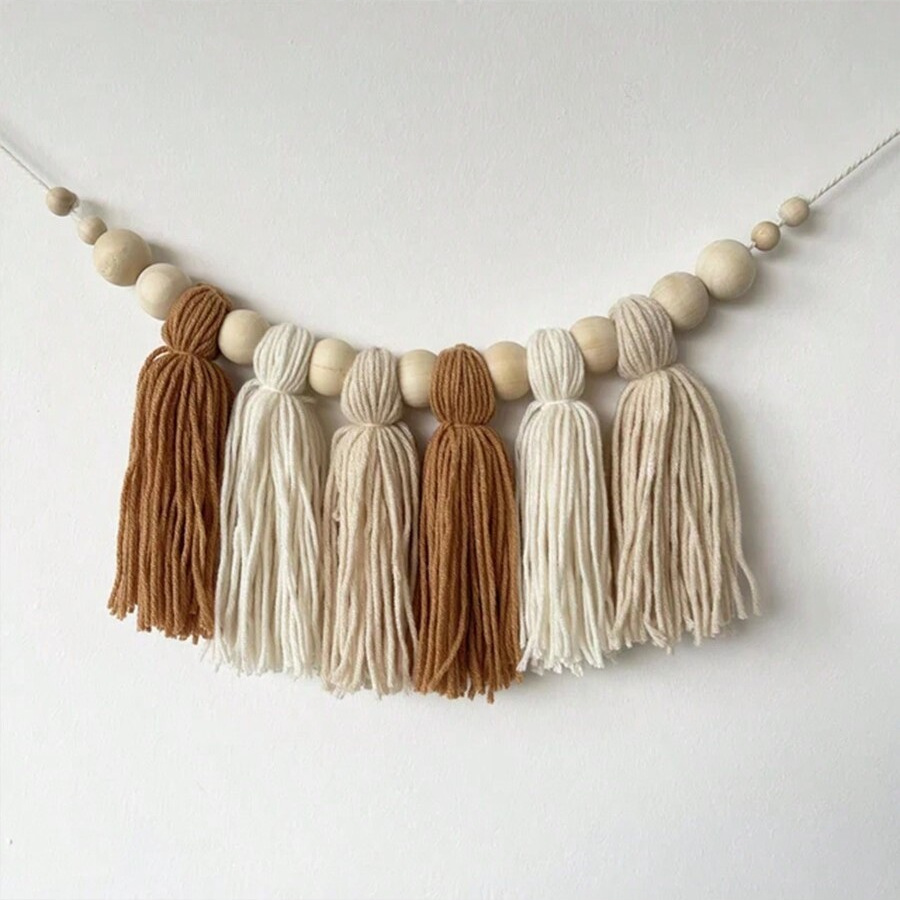 Boho katoenen kwastje slinger  - Baby Products Organic recensie en prijs