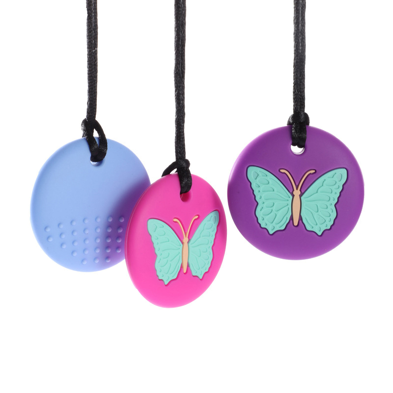 Kauwbaar ketting met vlindervo - Baby Teethers recensie en prijs