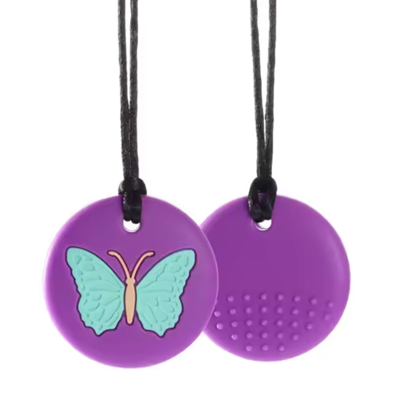 Kauwbaar ketting met vlindervo - Baby Teethers recensie en prijs