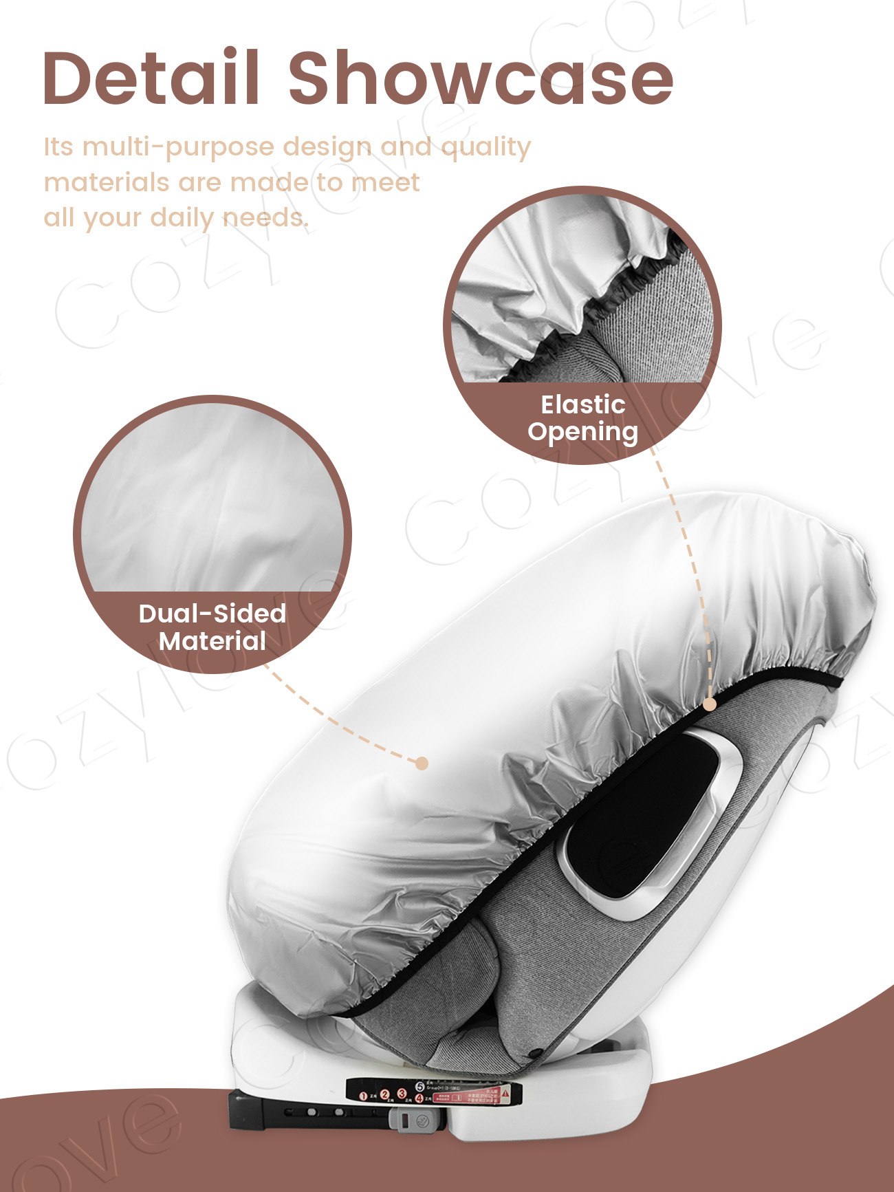 Universele zonnescherm voor ba - Infant Car Seat Cover recensie en prijs