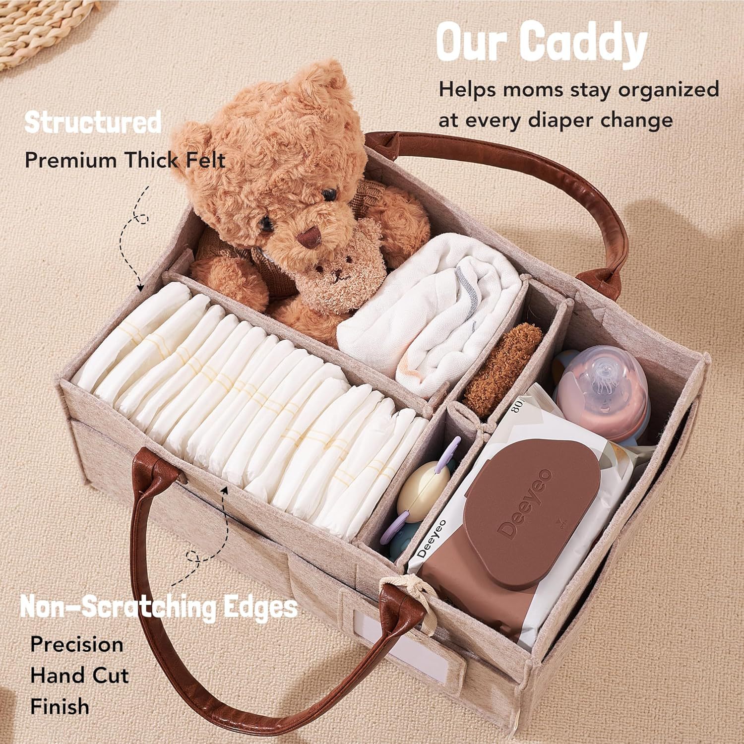 Baby Felt Opbergmandje voor de - Baby Products Basket recensie en prijs