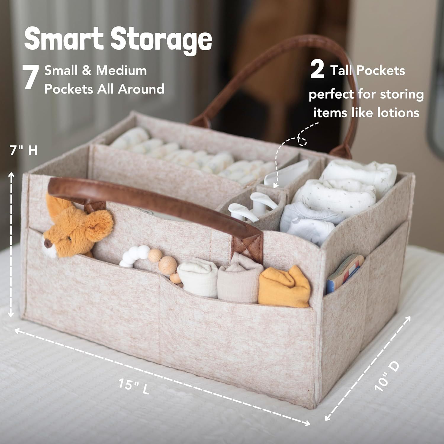 Baby Felt Opbergmandje voor de - Baby Products Basket recensie en prijs