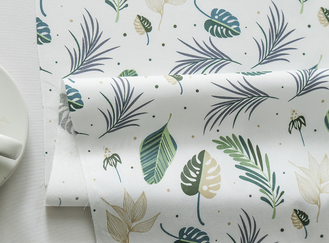 Blad Bedrukt 100% Katoenen Sto - Baby Products Organic recensie en prijs
