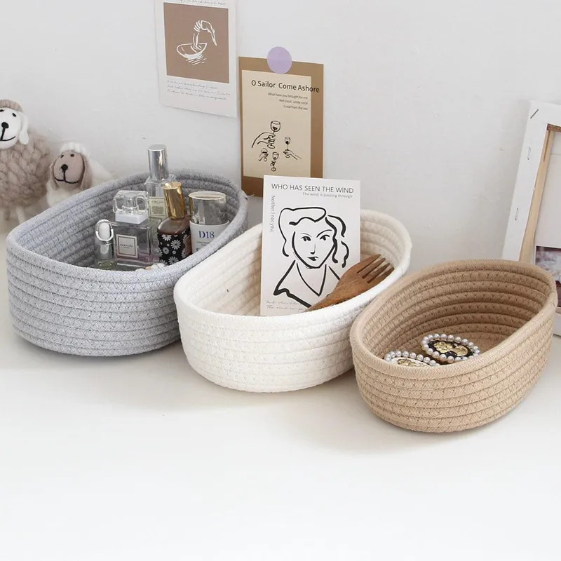 Nordic Katoenen Touw Geweven O - Baby Products Basket recensie en prijs