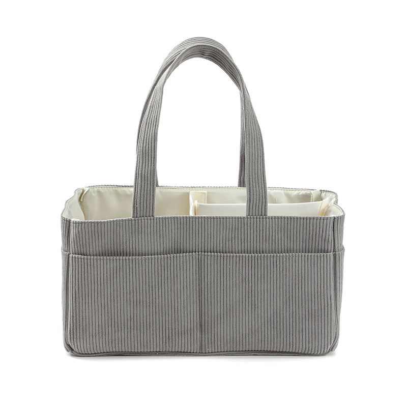Nieuwe corduroy luiers caddy o - Baby Products Basket recensie en prijs